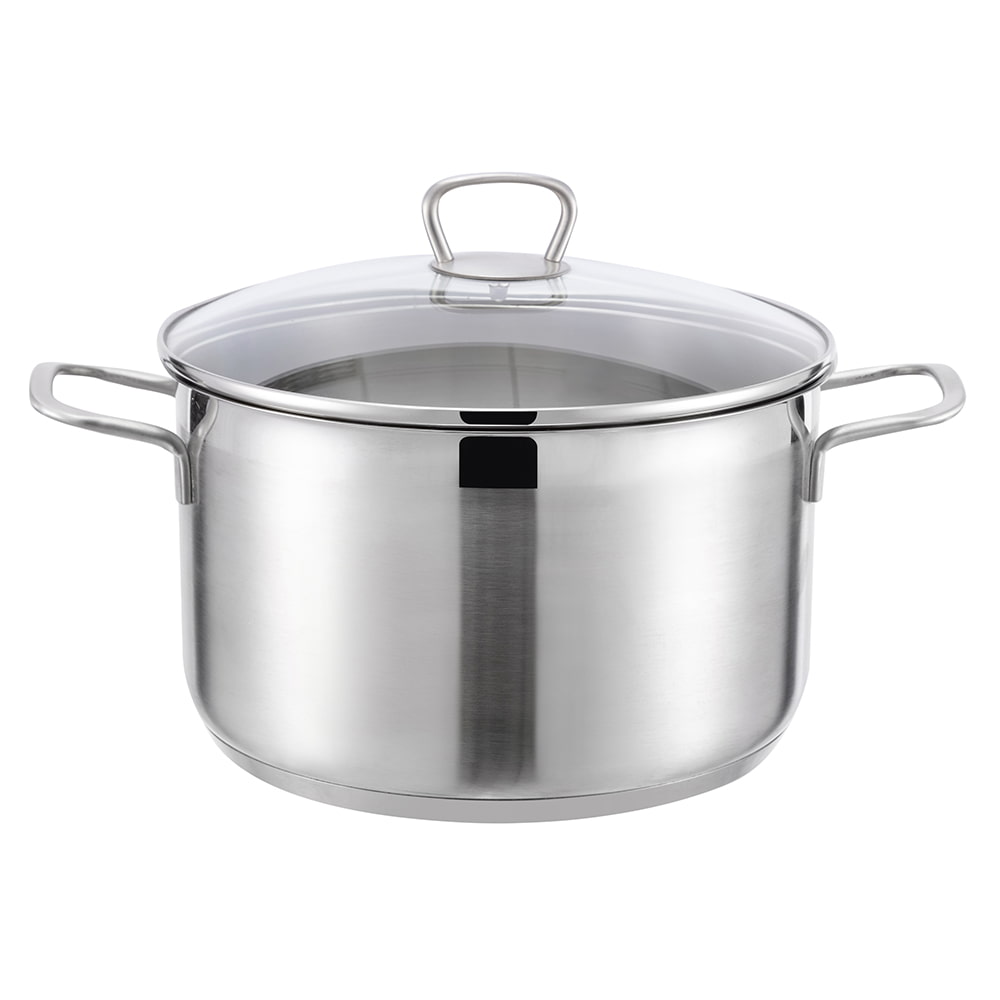 Fait sur mesure en acier inoxydable 6 l ustensiles de cuisine marmite cuisine soupe ragoût grand JY-2410ST