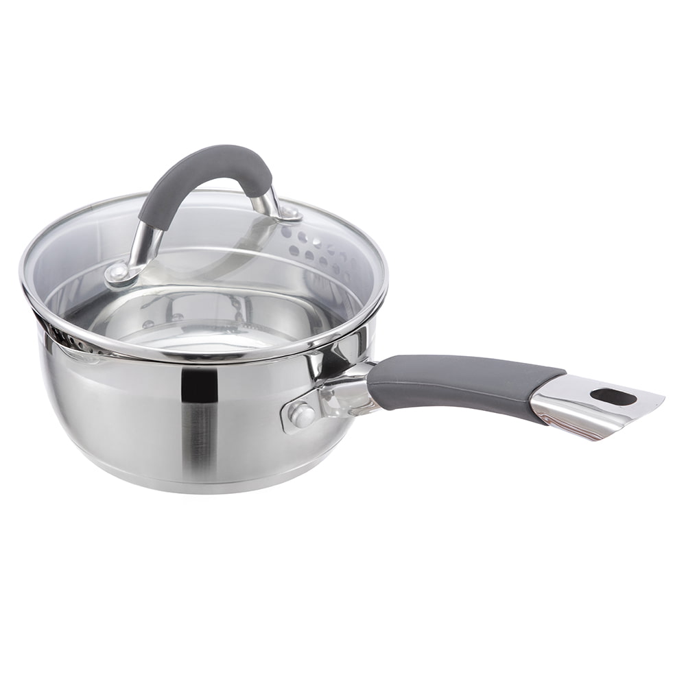 Ensemble de batterie de cuisine de cuisine à triple fond de haute qualité pot vapeur soupe et marmites JY-18105DZ