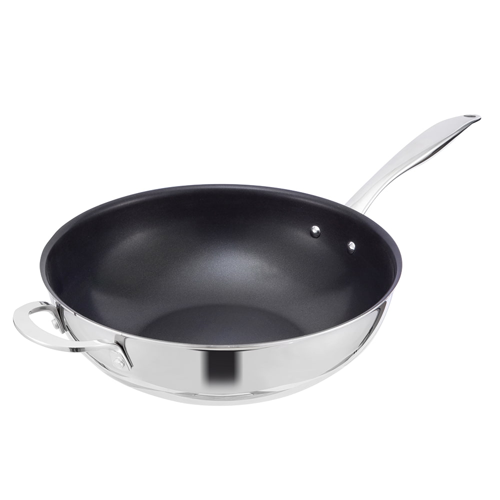 Approvisionnement d'usine pas cher induction cuisinière wok en acier inoxydable cuisinière wok JY-3095SNT